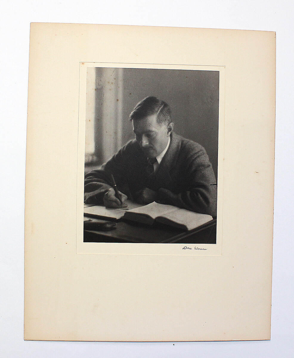 An Original Highly Collected Large Platinum Studio Portrait Photograph of Henry Williamson by the American photographer Doris Ulmann Taken in 1930