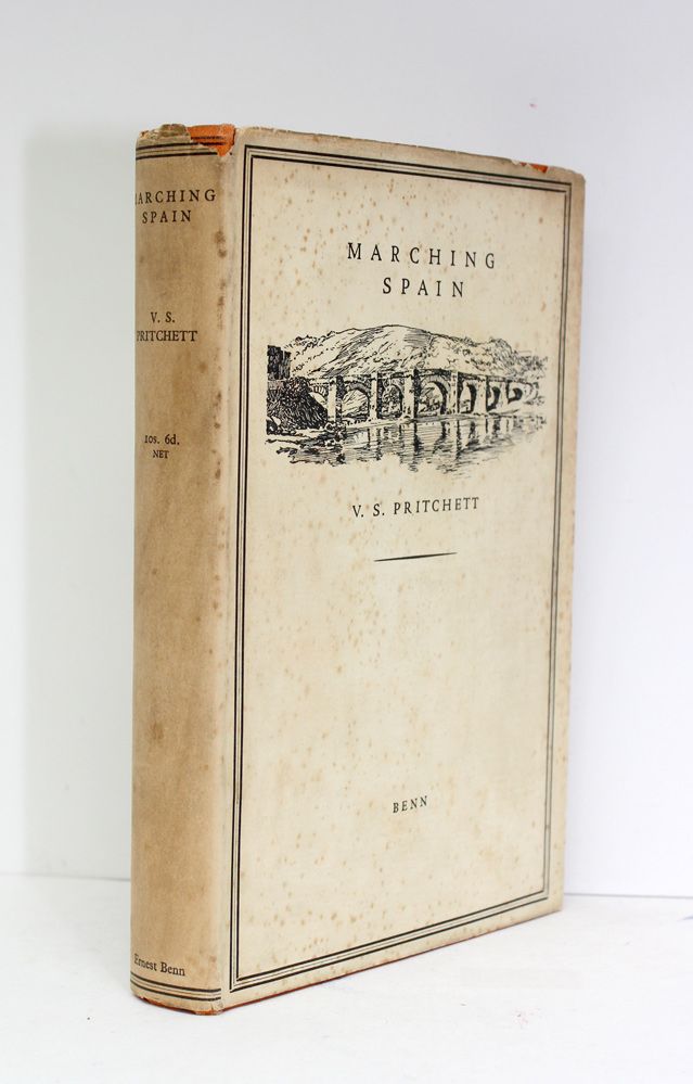 Marching Spain - The Authors Own Retained Book and with his Bookplate to the endpaper and His Literary Agents label. - V S Pritchett