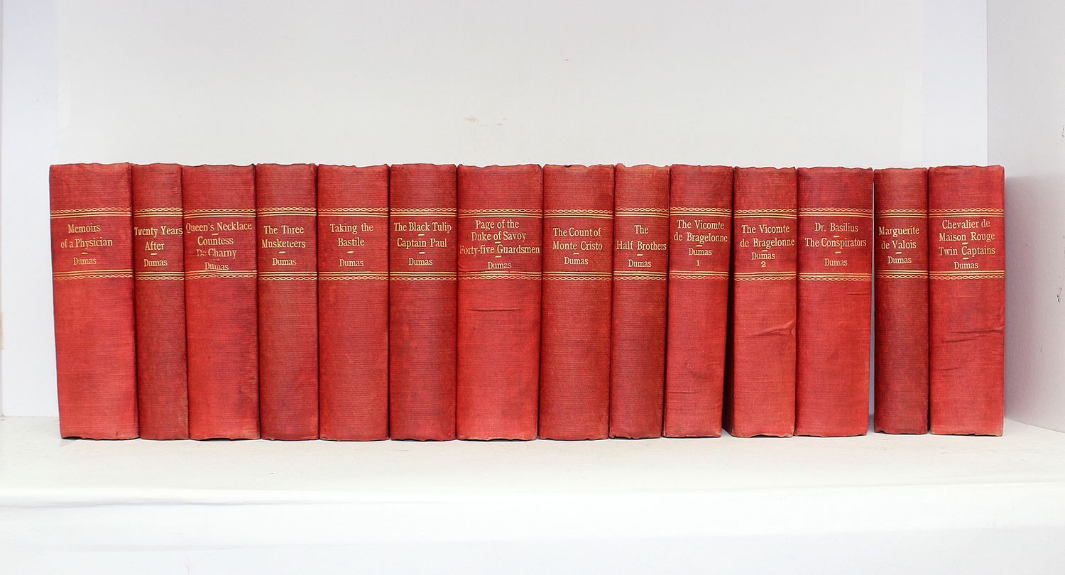 The Novels and Tales of Alexandre Dumas New Edition in 15 volumes - The Count of Monte Cristo, The Three Musketeers and Twenty Years After, The Vicomte De Bragelonne, Dr Basilius and The Conspirators,