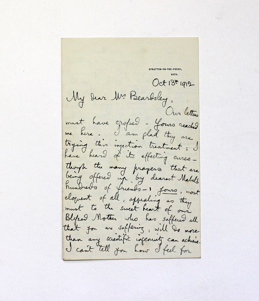 An Original Very Rare Handwritten and Signed Letter by the First Sherlock Holmes Actor Charles Brookfield.