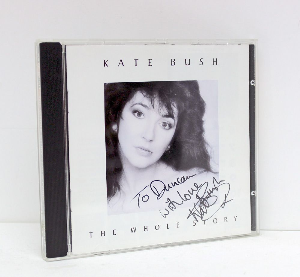 The Whole Story - CD and Booklet Signed by Kate Bush