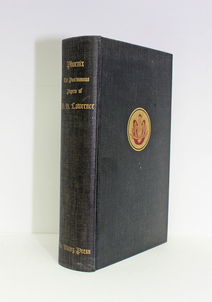 Phoenix: The Posthumous Papers of D.H. Lawrence - Presentation inscription from Edward D Macdonald to Edward Garnett. -