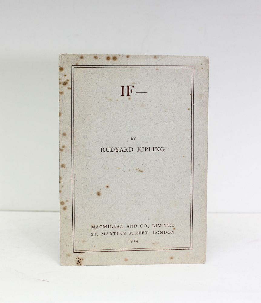 If - Rudyard Kipling