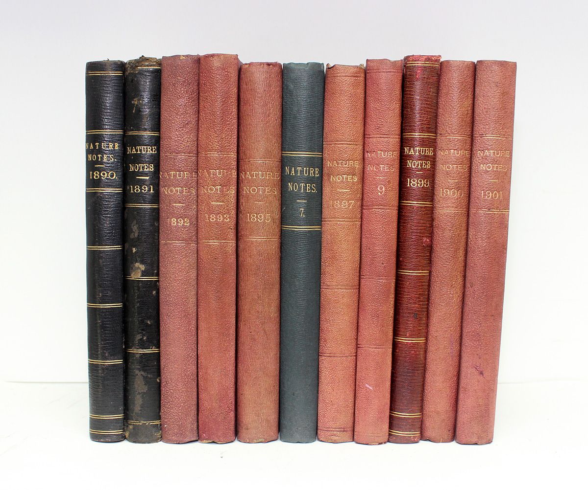 Nature Notes The Selborne Society&#39;s Magazine 11 Volumes. - From the library of Henry Williamson and His Family.