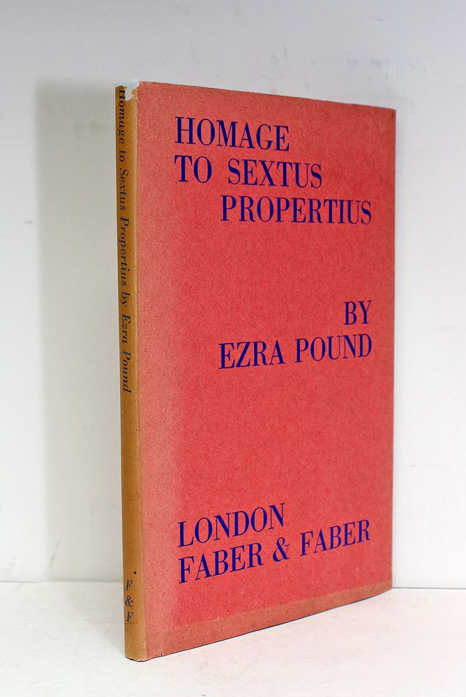 Homage to Sextus Propertius - Ezra Pound