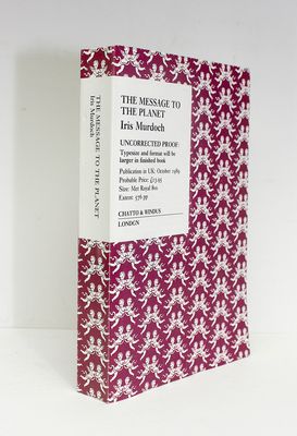 The Message to the Planet - Proof - Iris Murdoch SIGNED