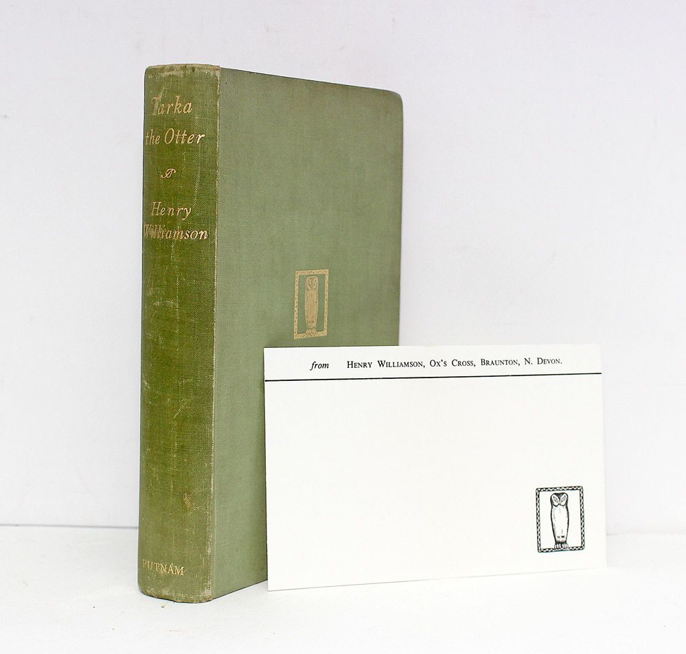 Tarka the Otter- From the Library of Henry Williamson with His Inscriptions and Annotations