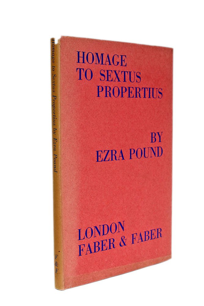 Homage to Sextus Propertius - Ezra Pound