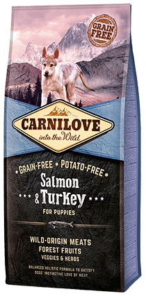 Carnilove Salmon & Turkey for Puppies 1.5KG