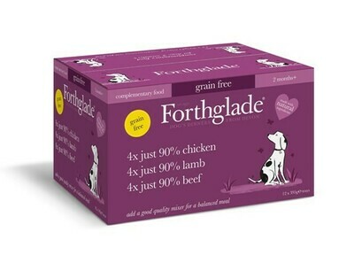 Forthglade Just Chicken, Lamb & Beef Multipack (12)