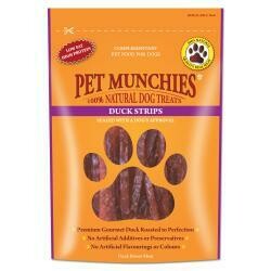 Pet Munchies 100% Natural Duck Strips 90g