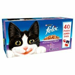 Felix Pouch Mixed Selection in Jelly 40 Pack, 100g