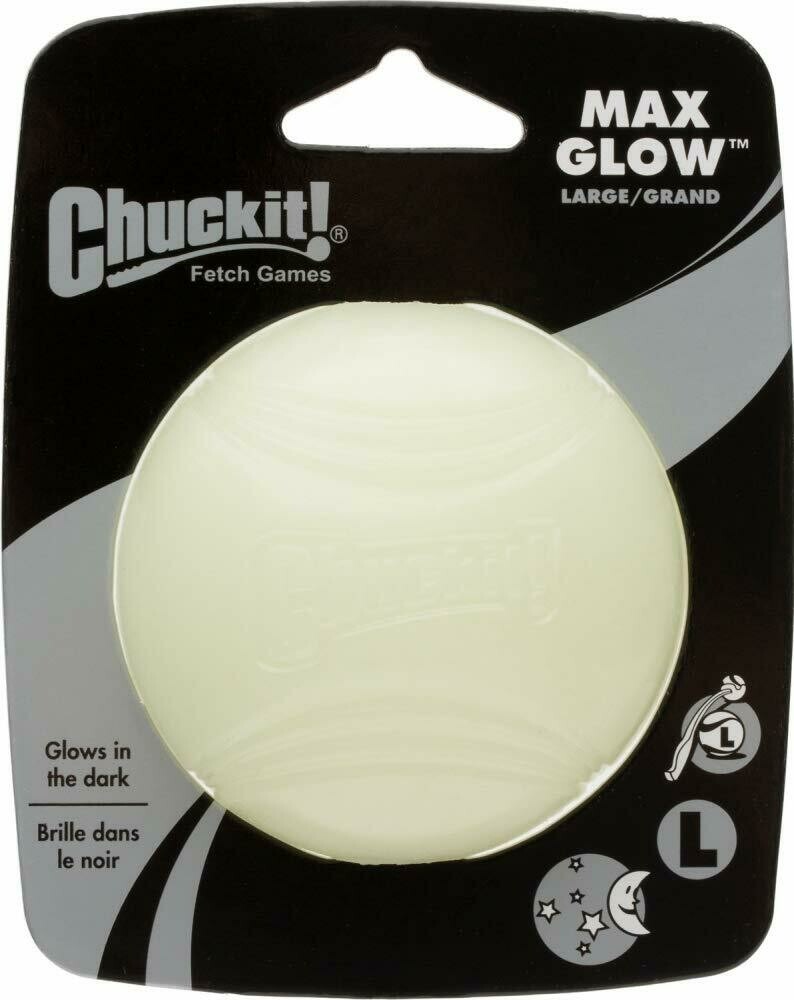 Chuckit Glow Ball 1 Pack Large 7.3cm
