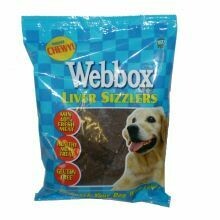Webbox Liver Sizzlers 150g