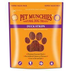 Pet Munchies 100% Natural Duck Strips 320g