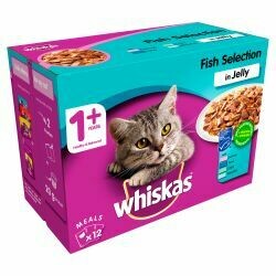Whiskas Pouch Fish in Jelly 12 Pack, 100g