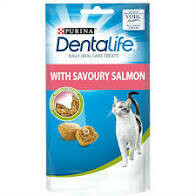 Purina Dentalife with Savoury Salmon Cat Treats 40g