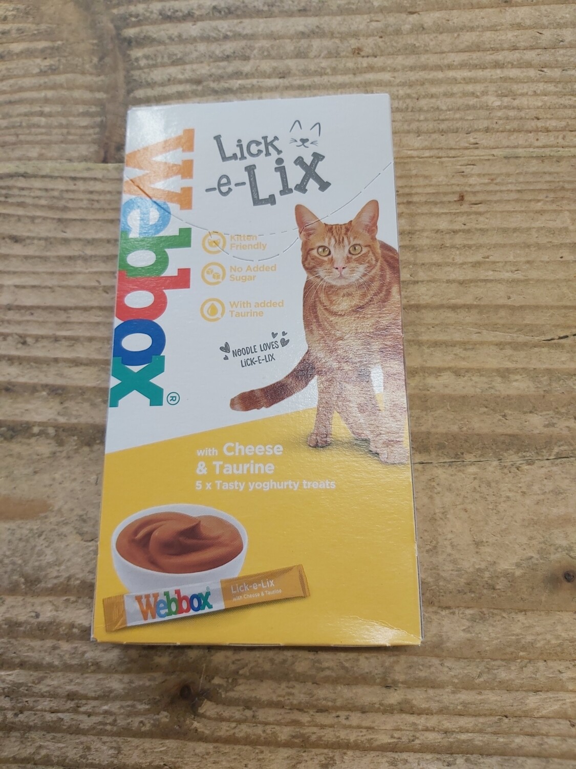 Webbox Lick-e-Lix Cheese &amp; Taurine