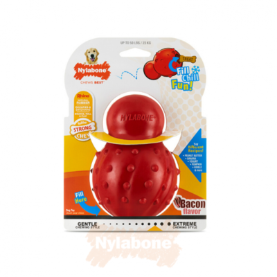 Nylabone Bacon Strong Cone Chew Large