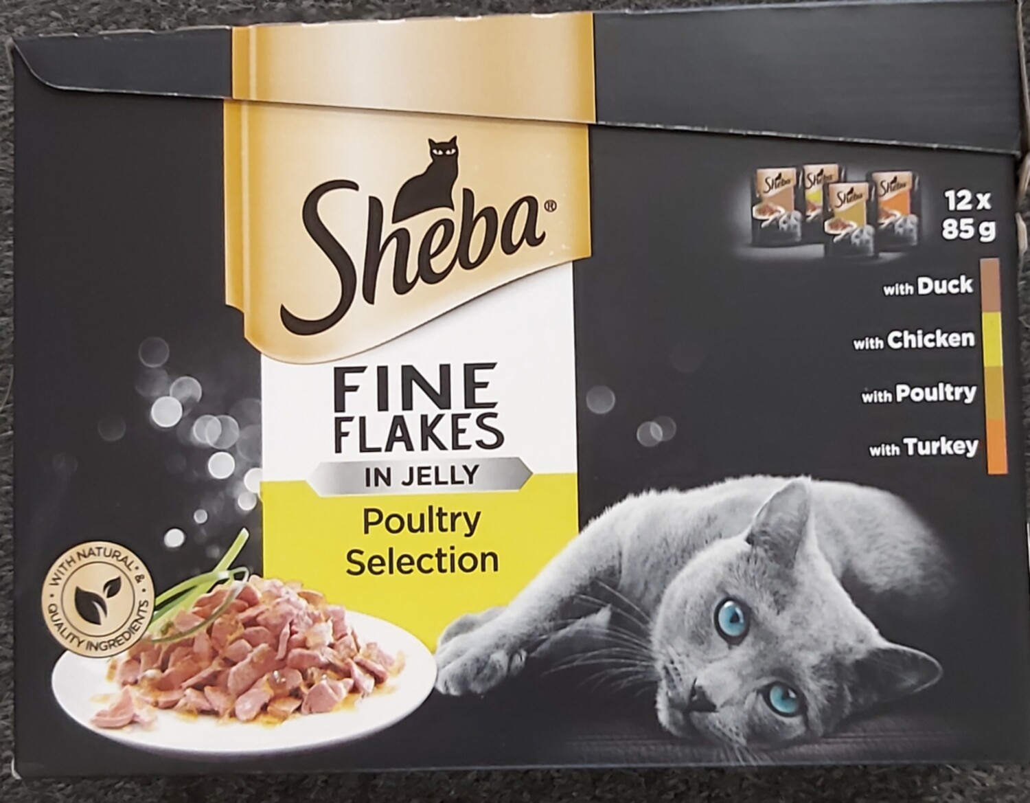 Sheba Fine Flakes Poultry in Jelly 12 x 85g