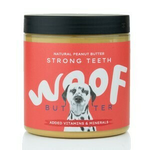 Woof Butter Peanut Butter: Strong Teeth 250g