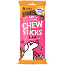 Lily's Kitchen Chew Sticks with Beef 120g (3 sticks)