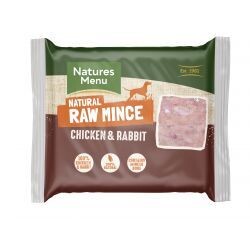 Natures Menu Chicken &amp; Rabbit 400g Mince