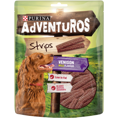 ADVENTUROS® Strips Venison Dog Treats