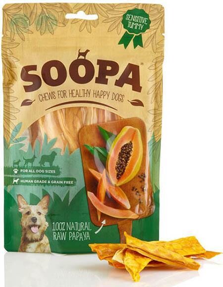 Soopa Papaya Dog Treats 100g