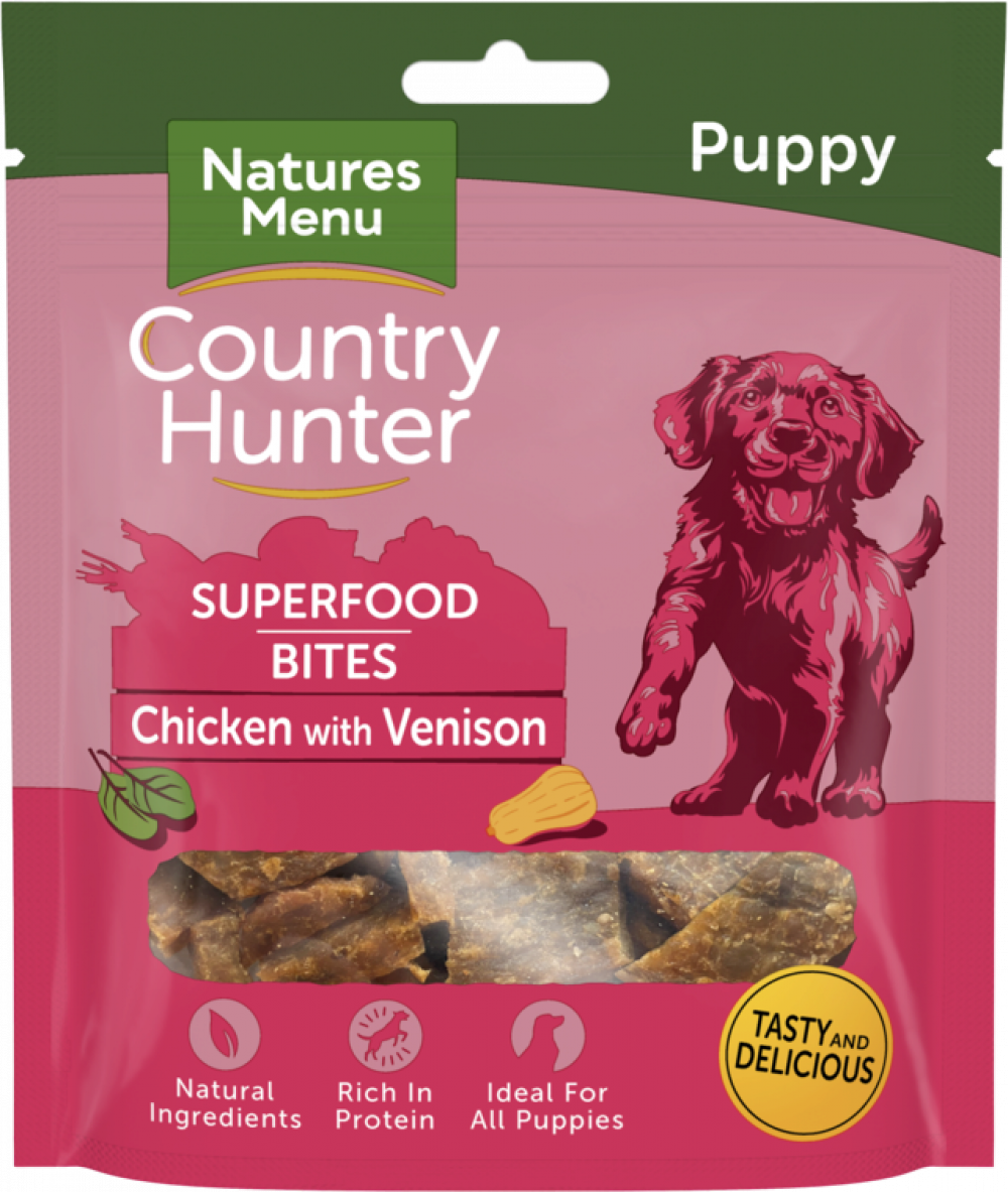 Country Hunter Superfood Bites Puppy Chicken With Venison