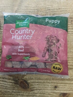 Country Hunter Puppy Nuggets Beef with Superfoods 1kg