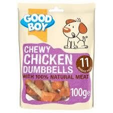 Good Boy Chicken Dumbells 100g