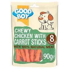 Good Boy Chicken With Carrot Sticks 90g