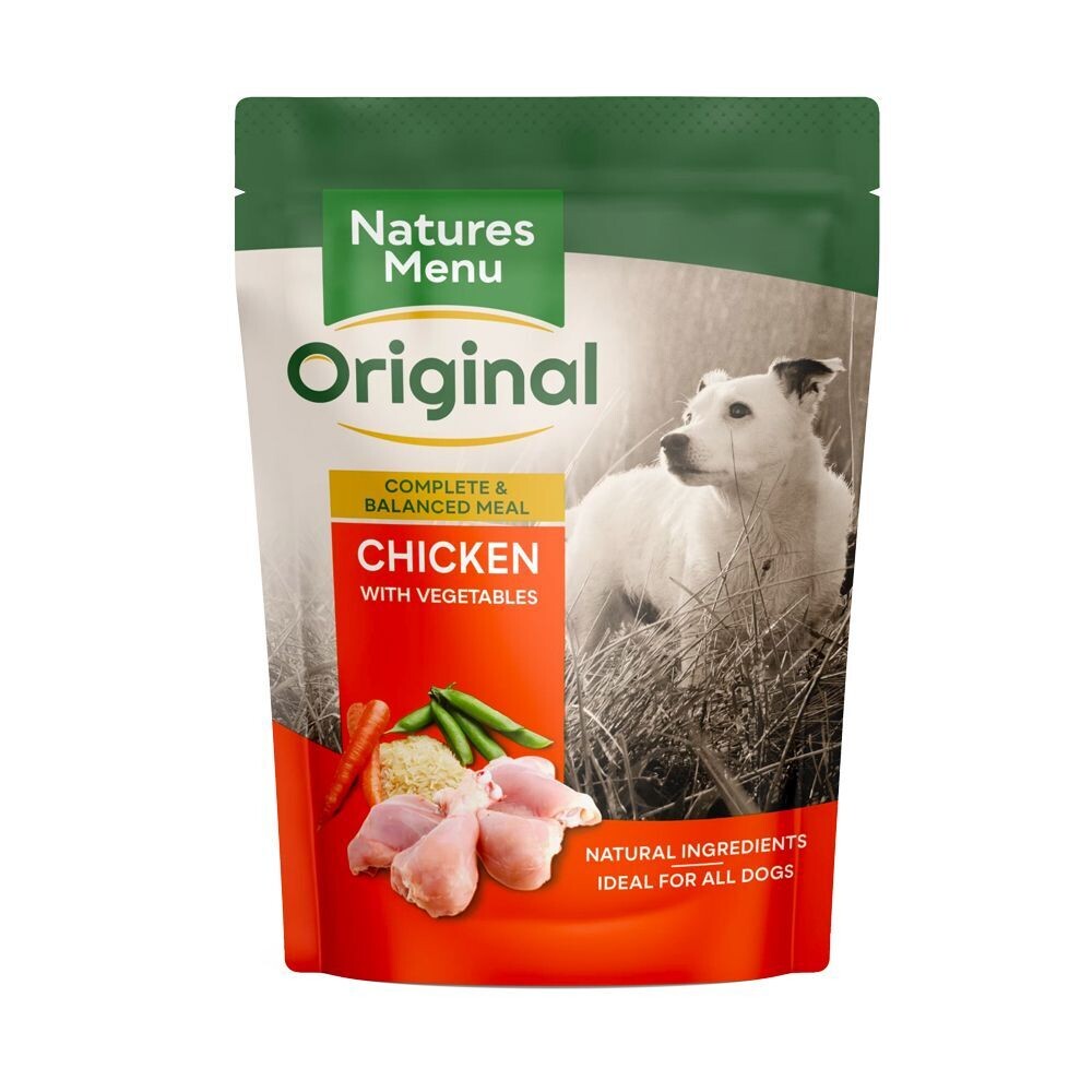 Natures Menu Dog Adult Pouch Chicken With Veg & Rice 300g