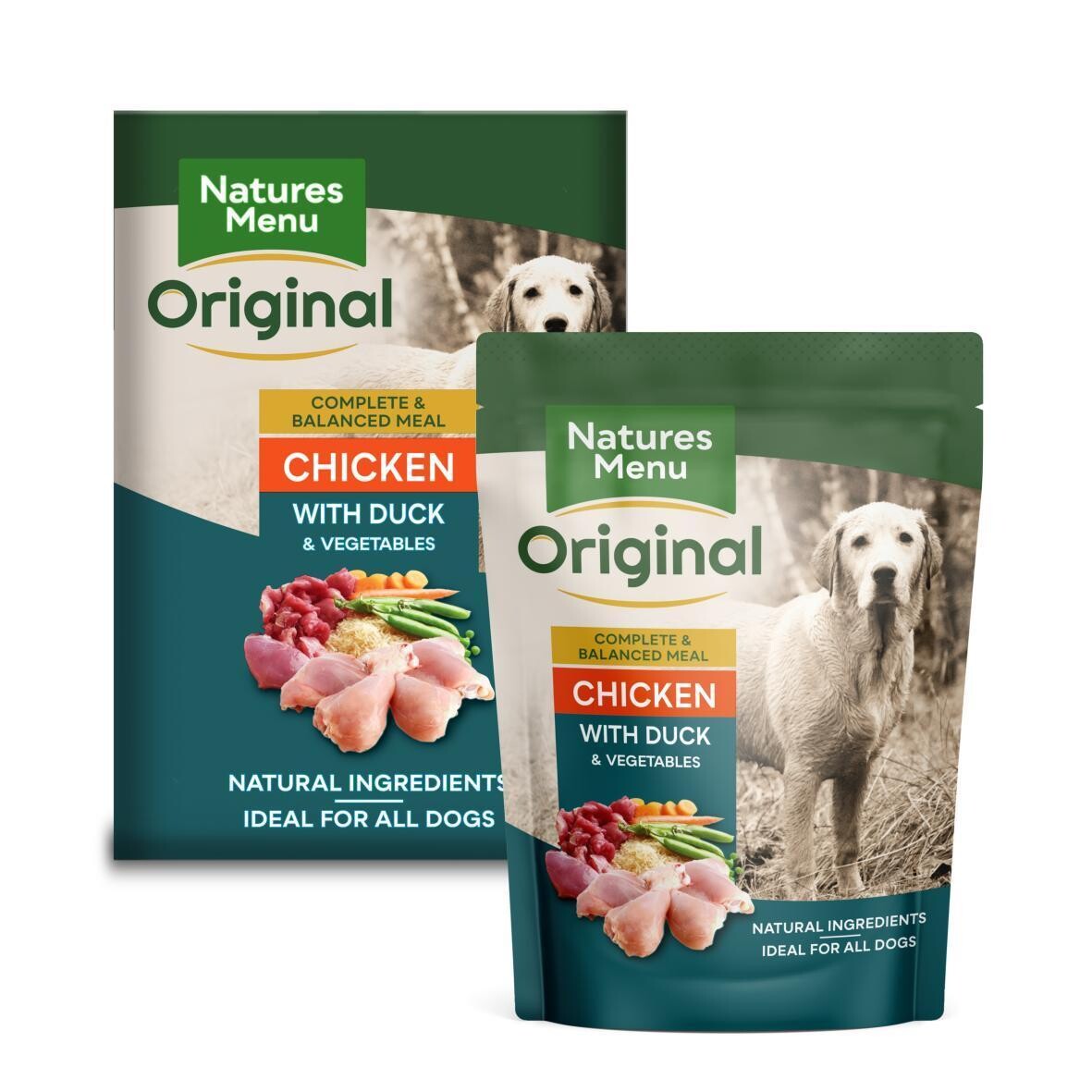 Natures Menu Dog Adult Pouch Chicken With Duck 300g