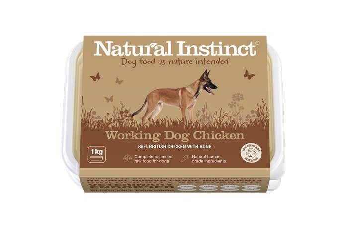 Natural Instinct Working Dog Chicken 2x500g