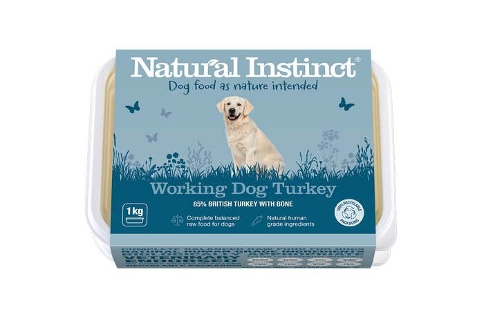 Natural Instinct Working Dog Turkey 2x500g
