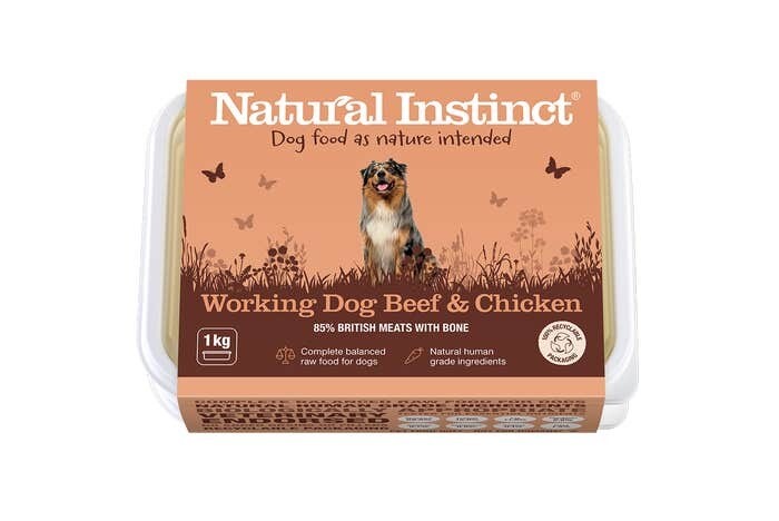 Natural Instinct Working Dog Beef & Chicken 2x500g