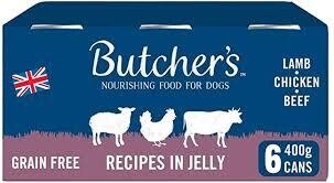 Butcher's Grain Free Recipes In Jelly 6Pk