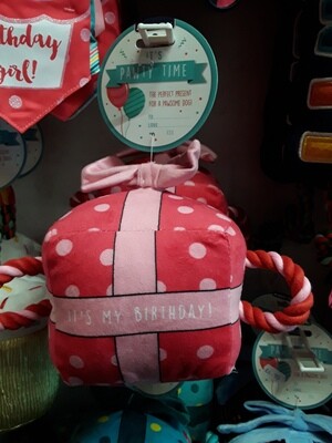 Birthday Present Tugger Pink Small
