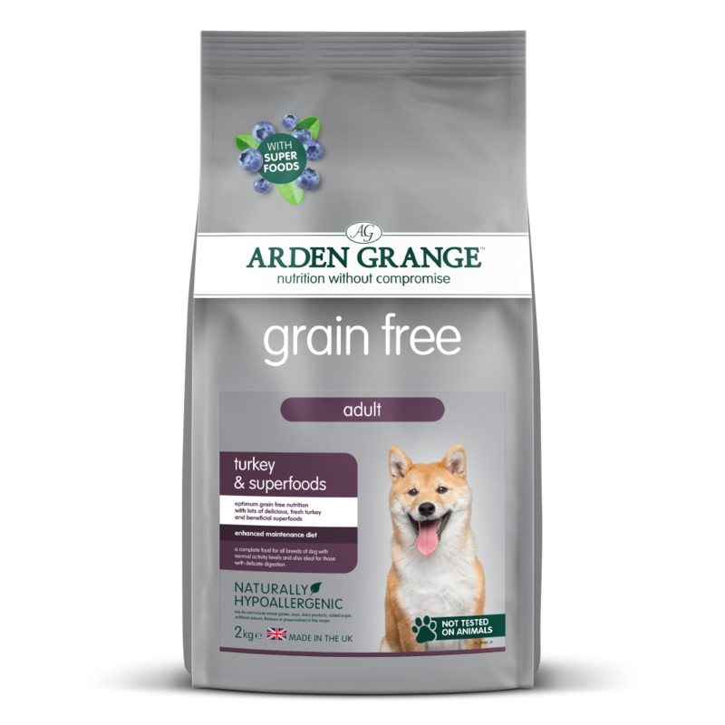 Arden Grange Grain Free Turkey &amp; Superfoods 2kg