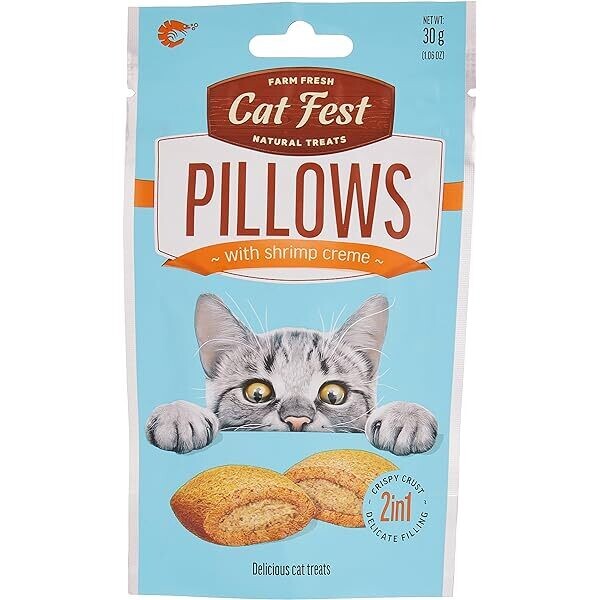 Pillows With Shrimp Creme