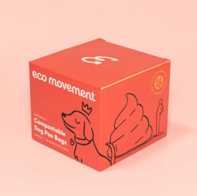 Eco Movement Compostable Dog Poo Bags 135 Bags
