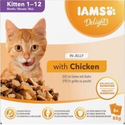 Iams Delights Kitten Chicken In Jelly 8pk