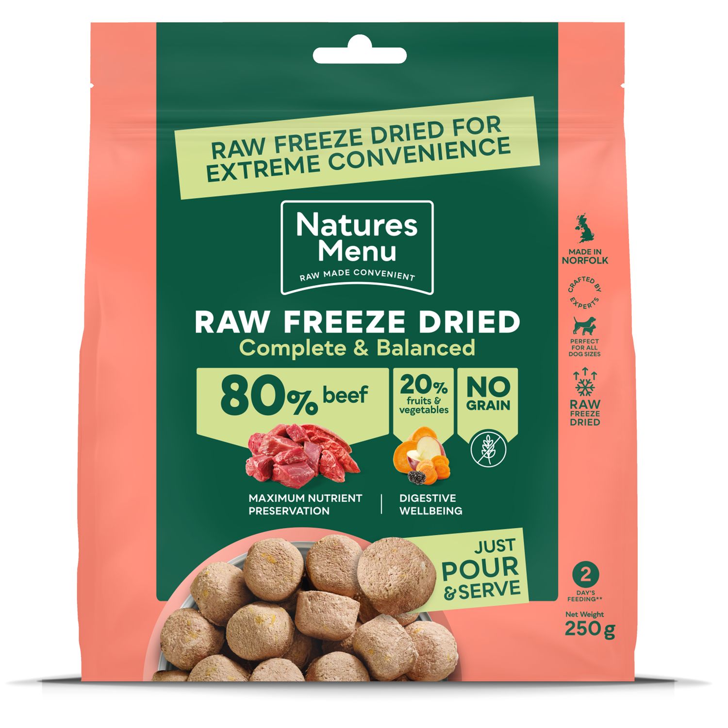 Natures Menu Freeze Dried Beef