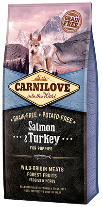 Carnilove Salmon &amp; Turkey for Puppies 1.5KG