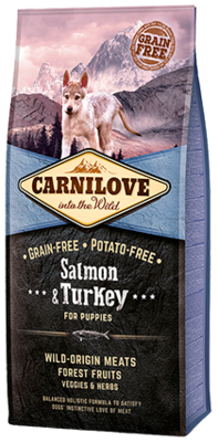 Carnilove Salmon &amp; Turkey for Puppies 1.5KG