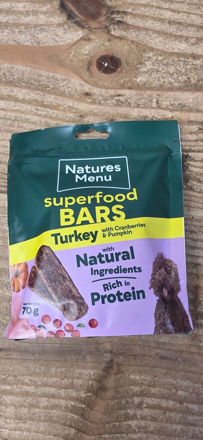 Country Hunter Superfood Bar Turkey with Cranberries &amp; Pumpkin 70g