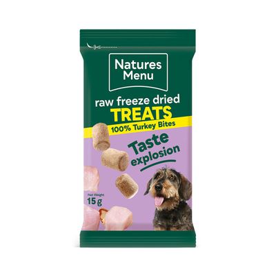 Natures Menu Freeze Dried Turkey Bites (15g)