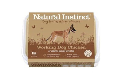 Natural Instinct Working Dog Chicken 2 x 500g